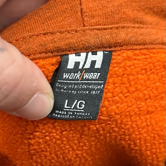 Price drop for spring! Helly Hansen Cotton Blend Cowl Neck Hoodie Size Large - Picture 5 of 6